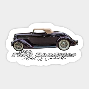 1936 Ford Roadster Model 68 Convertible Sticker